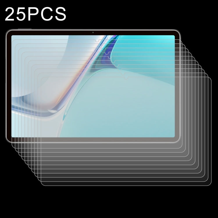 25pcs 9H 2.5D Explosion-proof Tempered Glass Film For Huawei MatePad 11 2021 / Honor Tablet V7 Pro / Honor Pad V8 - For Huawei MediaPad by buy2fix | Online Shopping UK | buy2fix