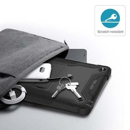 Silicone + PC Shockproof Protective Case with Holder For iPad 9.7 inch (2017/2018)(Black) - iPad 9.7 (2018) & (2017) Cases by buy2fix | Online Shopping UK | buy2fix