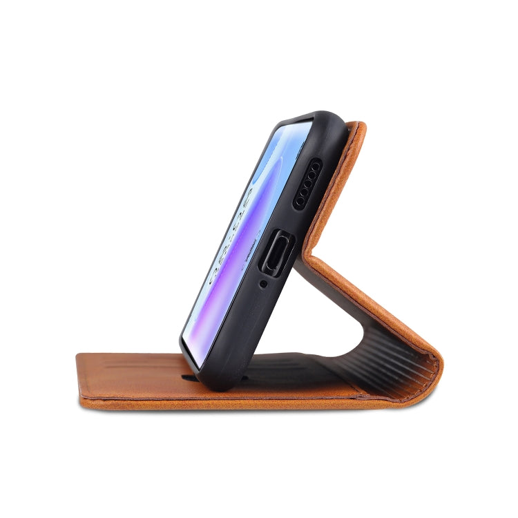 For Huawei P50 AZNS Magnetic Calf Texture Horizontal Flip Leather Case with Card Slots & Holder & Wallet(Dark Green) - Huawei Cases by AZNS | Online Shopping UK | buy2fix