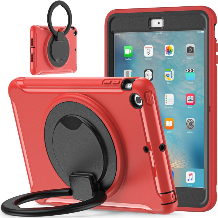 Shockproof TPU + PC Protective Case with 360 Degree Rotation Foldable Handle Grip Holder & Pen Slot For iPad mini 3 / 2 / 1(Red) - iPad Mini 4 & 3 & 2 & 1 Cases by buy2fix | Online Shopping UK | buy2fix