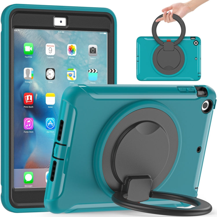 Shockproof TPU + PC Protective Case with 360 Degree Rotation Foldable Handle Grip Holder & Pen Slot For iPad mini 3 / 2 / 1(Blue) - iPad Mini 4 & 3 & 2 & 1 Cases by buy2fix | Online Shopping UK | buy2fix