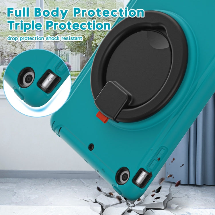Shockproof TPU + PC Protective Case with 360 Degree Rotation Foldable Handle Grip Holder & Pen Slot For iPad mini 3 / 2 / 1(Blue) - iPad Mini 4 & 3 & 2 & 1 Cases by buy2fix | Online Shopping UK | buy2fix