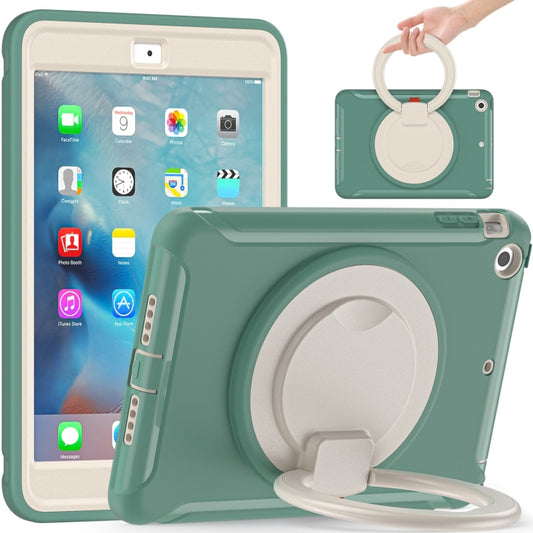 Shockproof TPU + PC Protective Case with 360 Degree Rotation Foldable Handle Grip Holder & Pen Slot For iPad mini 3 / 2 / 1(Emmerald Green) - iPad Mini 4 & 3 & 2 & 1 Cases by buy2fix | Online Shopping UK | buy2fix