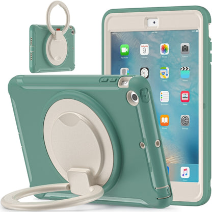 Shockproof TPU + PC Protective Case with 360 Degree Rotation Foldable Handle Grip Holder & Pen Slot For iPad mini 3 / 2 / 1(Emmerald Green) - iPad Mini 4 & 3 & 2 & 1 Cases by buy2fix | Online Shopping UK | buy2fix