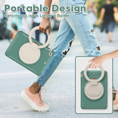 Shockproof TPU + PC Protective Case with 360 Degree Rotation Foldable Handle Grip Holder & Pen Slot For iPad mini 3 / 2 / 1(Emmerald Green) - iPad Mini 4 & 3 & 2 & 1 Cases by buy2fix | Online Shopping UK | buy2fix