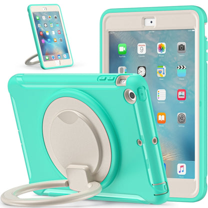 Shockproof TPU + PC Protective Case with 360 Degree Rotation Foldable Handle Grip Holder & Pen Slot For iPad mini 3 / 2 / 1(Mint Green) - iPad Mini 4 & 3 & 2 & 1 Cases by buy2fix | Online Shopping UK | buy2fix