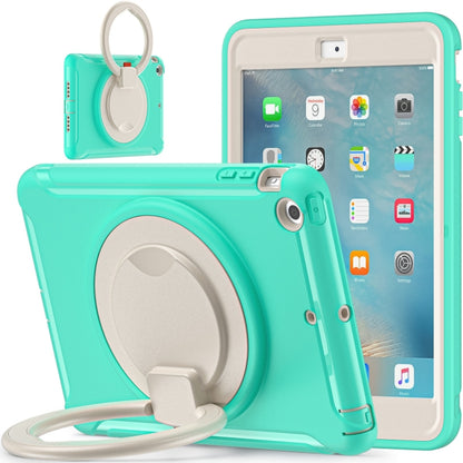 Shockproof TPU + PC Protective Case with 360 Degree Rotation Foldable Handle Grip Holder & Pen Slot For iPad mini 3 / 2 / 1(Mint Green) - iPad Mini 4 & 3 & 2 & 1 Cases by buy2fix | Online Shopping UK | buy2fix