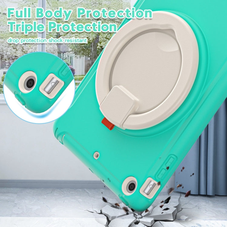 Shockproof TPU + PC Protective Case with 360 Degree Rotation Foldable Handle Grip Holder & Pen Slot For iPad mini 3 / 2 / 1(Mint Green) - iPad Mini 4 & 3 & 2 & 1 Cases by buy2fix | Online Shopping UK | buy2fix