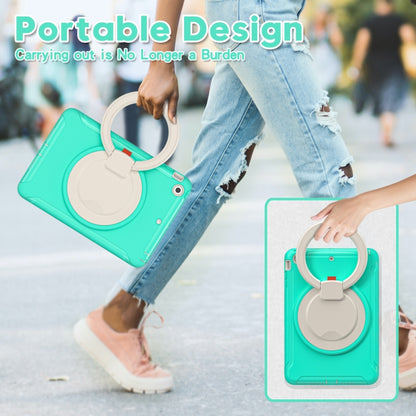 Shockproof TPU + PC Protective Case with 360 Degree Rotation Foldable Handle Grip Holder & Pen Slot For iPad mini 3 / 2 / 1(Mint Green) - iPad Mini 4 & 3 & 2 & 1 Cases by buy2fix | Online Shopping UK | buy2fix