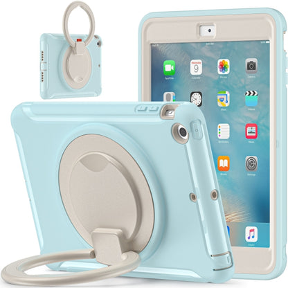 Shockproof TPU + PC Protective Case with 360 Degree Rotation Foldable Handle Grip Holder & Pen Slot For iPad mini 3 / 2 / 1(Ice Crystal Blue) - iPad Mini 4 & 3 & 2 & 1 Cases by buy2fix | Online Shopping UK | buy2fix