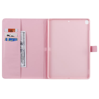 For iPad 10.2 / Pro 10.5 / Air 2019 3D Colored Drawing Horizontal Flip Leather Case with Holder & Card Slots & Wallet & Sleep / Wake-up Function(Red Rose) - iPad Air (2019) Cases by buy2fix | Online Shopping UK | buy2fix