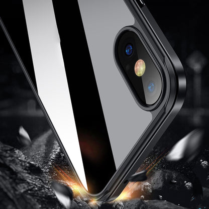 For iPhone X / XS SULADA Shockproof Aviation Aluminum Metal Frame + Nano Glass + TPU Protective Case(Dark Night Green) - More iPhone Cases by SULADA | Online Shopping UK | buy2fix