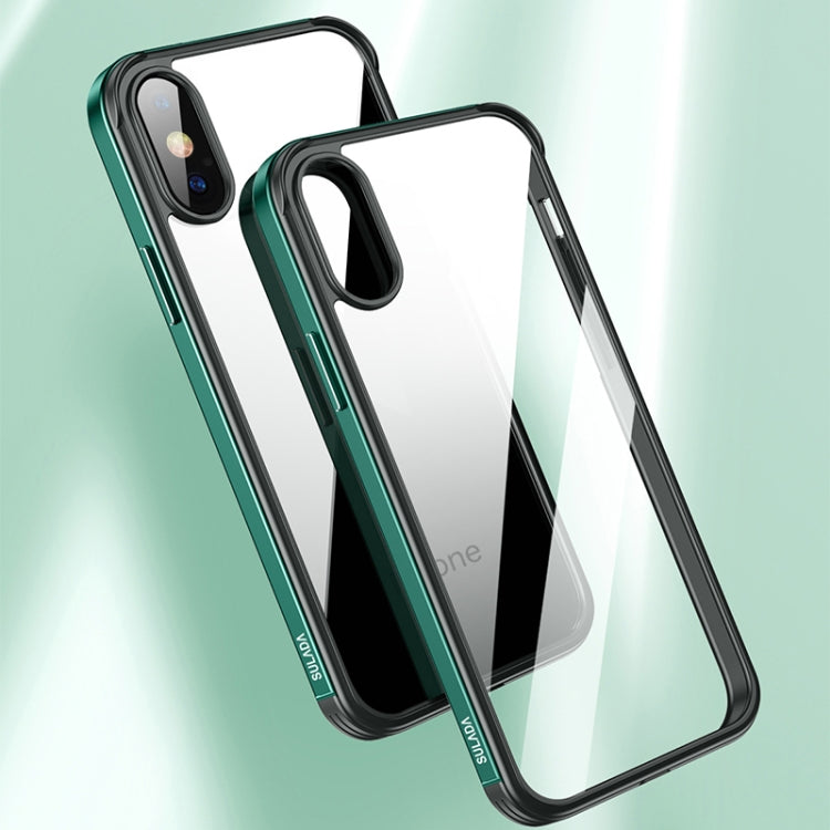 For iPhone XR SULADA Shockproof Aviation Aluminum Metal Frame + Nano Glass + TPU Protective Case(Gold) - More iPhone Cases by SULADA | Online Shopping UK | buy2fix