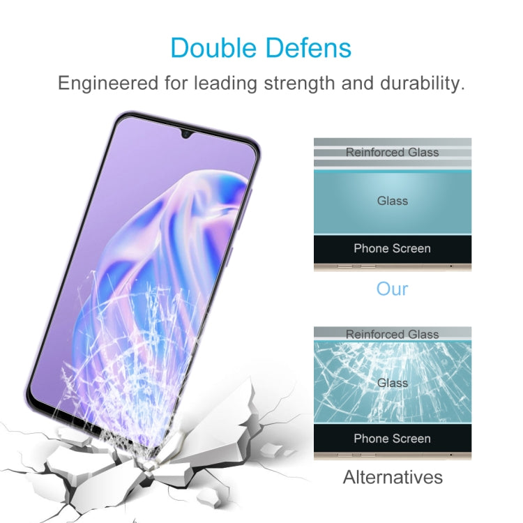 For Ulefone Note 6 10 PCS 0.26mm 9H 2.5D Tempered Glass Film by buy2fix