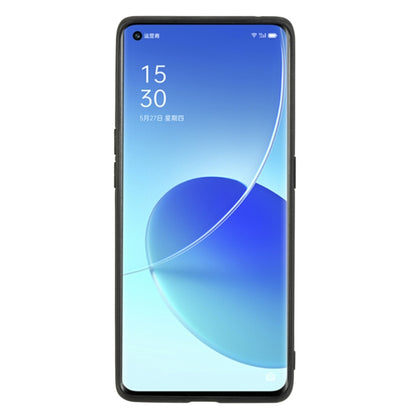 For OPPO Reno6 Pro 5G Double Buckle PU + TPU Shockproof Magnetic Protective Case with Card Slot & Holder(Black) by buy2fix