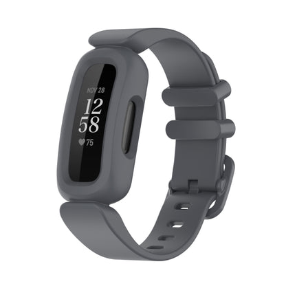 xDfind For Fitbit Ace 3 / Inspire2 Silicone Integrated Watch Band(Grey) - Watch Bands by xDfind | Online Shopping UK | buy2fix