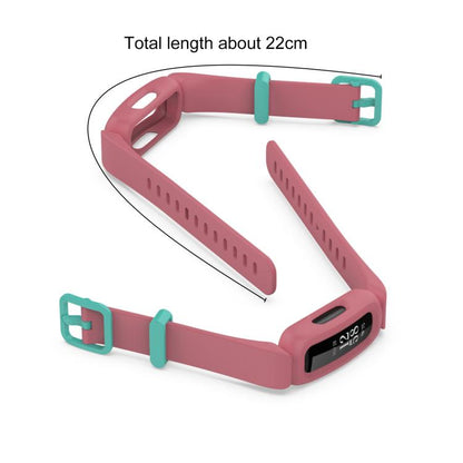 xDfind For Fitbit Ace 3 / Inspire2 Silicone Integrated Watch Band(Dark Blue) - Watch Bands by xDfind | Online Shopping UK | buy2fix