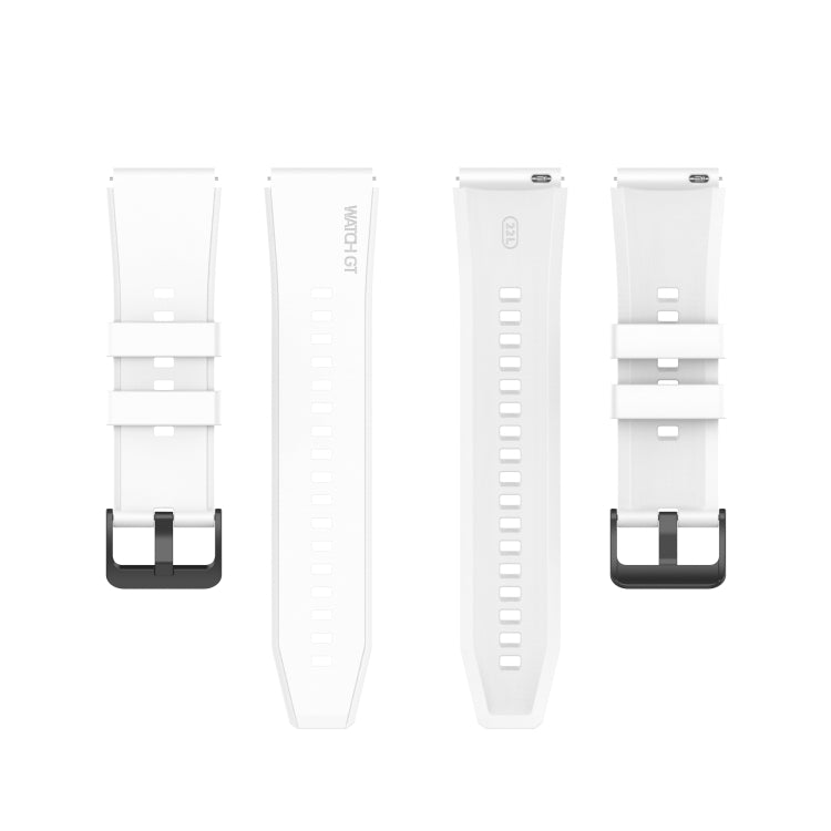 For Huawei Watch GT2 Pro Silicone Watch Band(White) by buy2fix