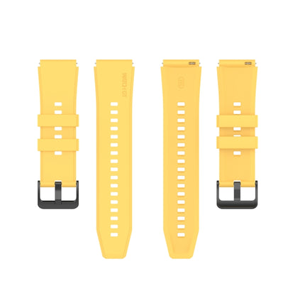 For Huawei Watch GT2 Pro Silicone Watch Band(Yellow) by buy2fix