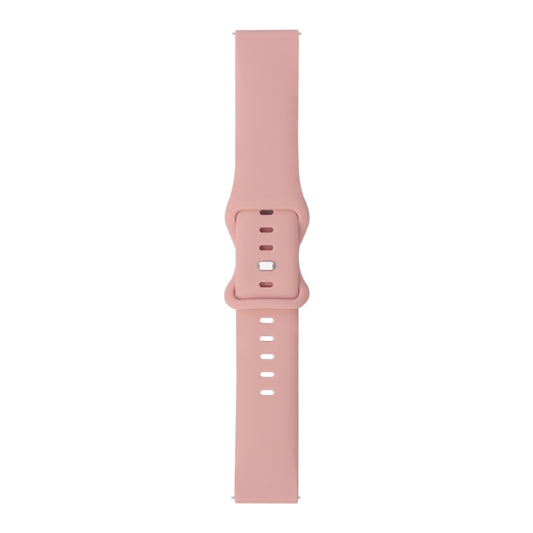 For Huawei Watch GT 2 42mm 8-buckle Silicone Watch Band(Pink Sand) by buy2fix