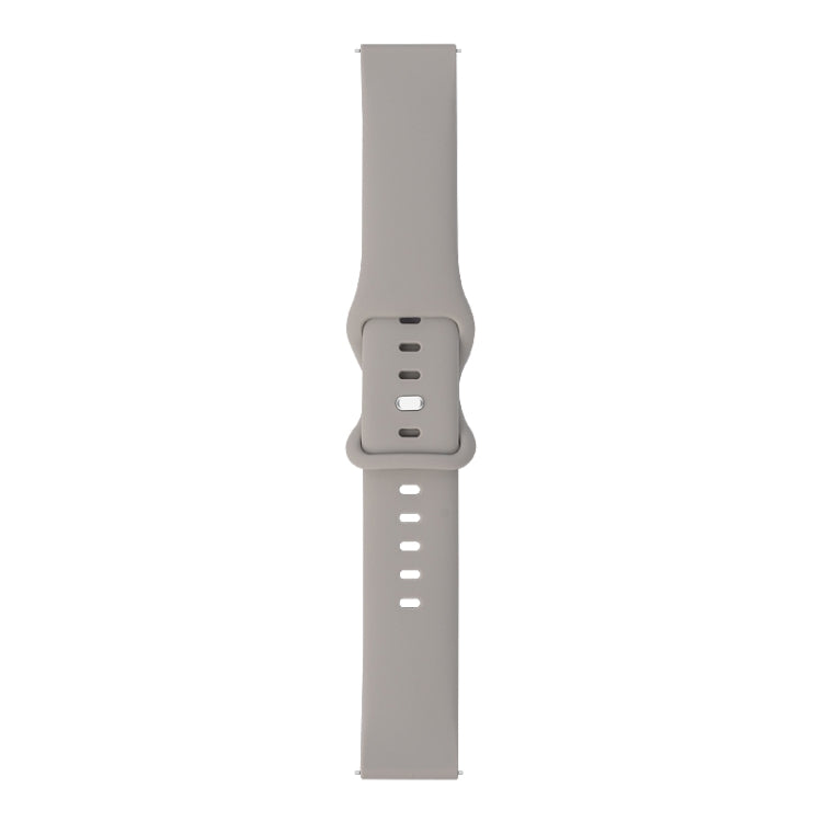 For Huawei Watch GT 2 42mm 8-buckle Silicone Watch Band(Grey) by buy2fix