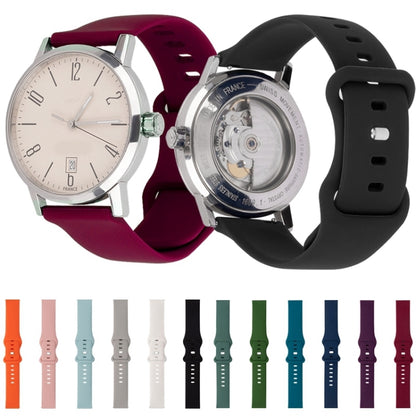 For Huawei Watch GT 2 42mm 8-buckle Silicone Watch Band(Grey) by buy2fix