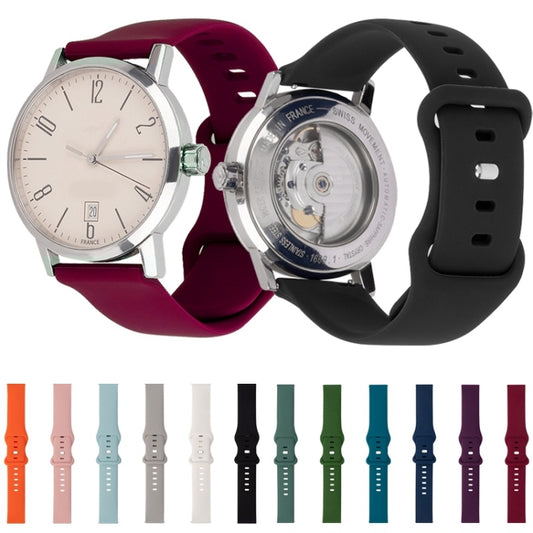 For Huawei Watch GT 2 42mm 8-buckle Silicone Watch Band(Pink Sand) by buy2fix