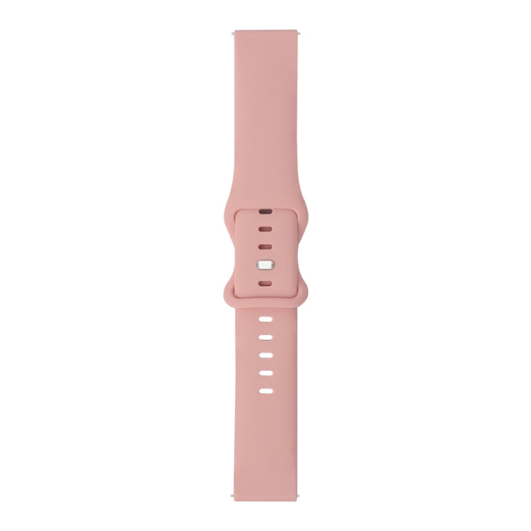 For Huawei Watch GT 2e 46mm 8-buckle Silicone Watch Band(Pink Sand) by buy2fix