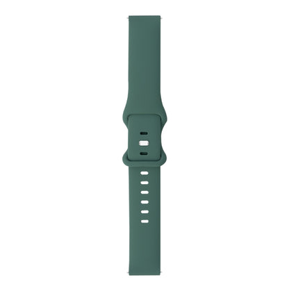 For Huawei Watch GT 2e 46mm 8-buckle Silicone Watch Band(Pine Needle Green) by buy2fix