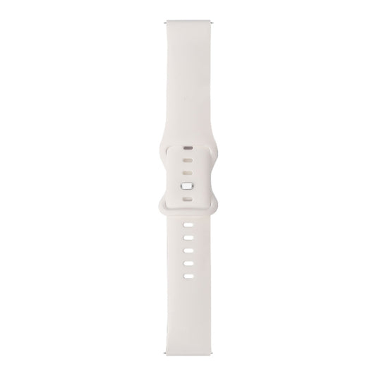 For Huawei Watch GT 2 Pro 46mm 8-buckle Silicone Watch Band(White) by buy2fix
