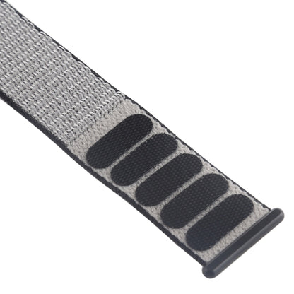For Apple Watch Series 7 41mm / 6 & SE & 5 & 4 40mm / 3 & 2 & 1 38mm Color Matching Nylon Watch Band(Black + Grey) by buy2fix
