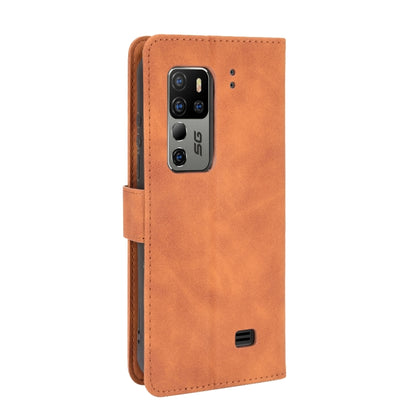 For Ulefone Armor 11T 5G Solid Color Skin Feel Magnetic Buckle Horizontal Flip Calf Texture PU Leather Case with Holder & Card Slots & Wallet(Brown) by buy2fix
