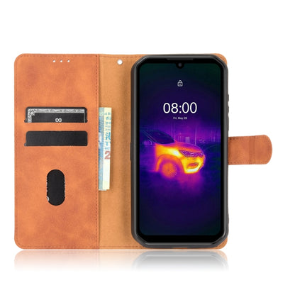 For Ulefone Armor 11T 5G Solid Color Skin Feel Magnetic Buckle Horizontal Flip Calf Texture PU Leather Case with Holder & Card Slots & Wallet(Brown) by buy2fix