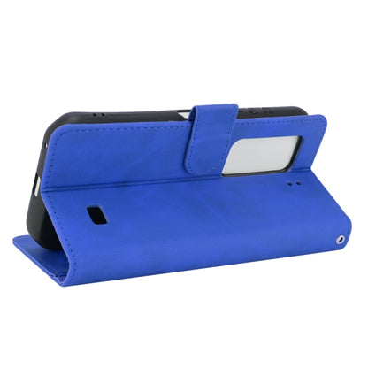 For Ulefone Armor 11T 5G Solid Color Skin Feel Magnetic Buckle Horizontal Flip Calf Texture PU Leather Case with Holder & Card Slots & Wallet(Blue) by buy2fix