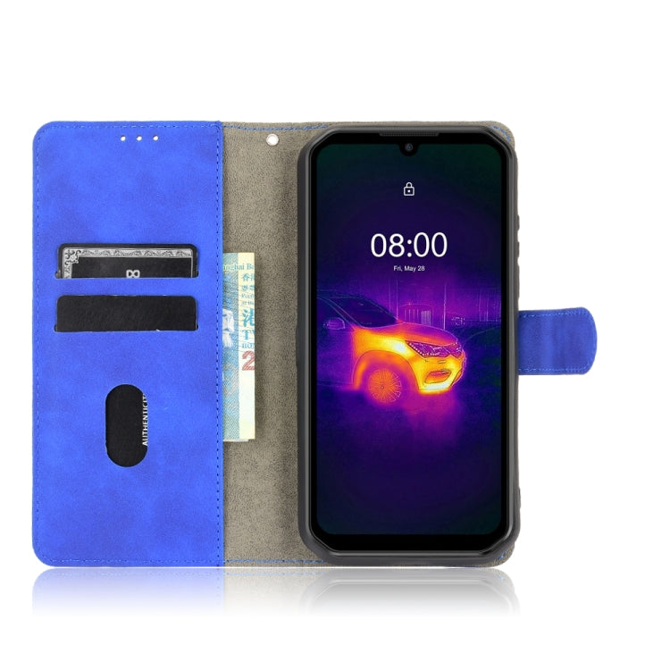 For Ulefone Armor 11T 5G Solid Color Skin Feel Magnetic Buckle Horizontal Flip Calf Texture PU Leather Case with Holder & Card Slots & Wallet(Blue) by buy2fix