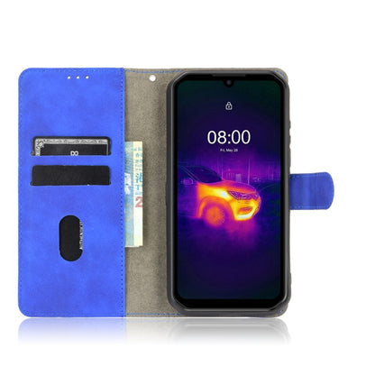 For Ulefone Armor 11T 5G Solid Color Skin Feel Magnetic Buckle Horizontal Flip Calf Texture PU Leather Case with Holder & Card Slots & Wallet(Blue) by buy2fix