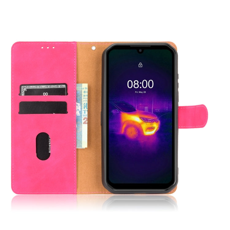 For Ulefone Armor 11T 5G Solid Color Skin Feel Magnetic Buckle Horizontal Flip Calf Texture PU Leather Case with Holder & Card Slots & Wallet(Rose Red) by buy2fix