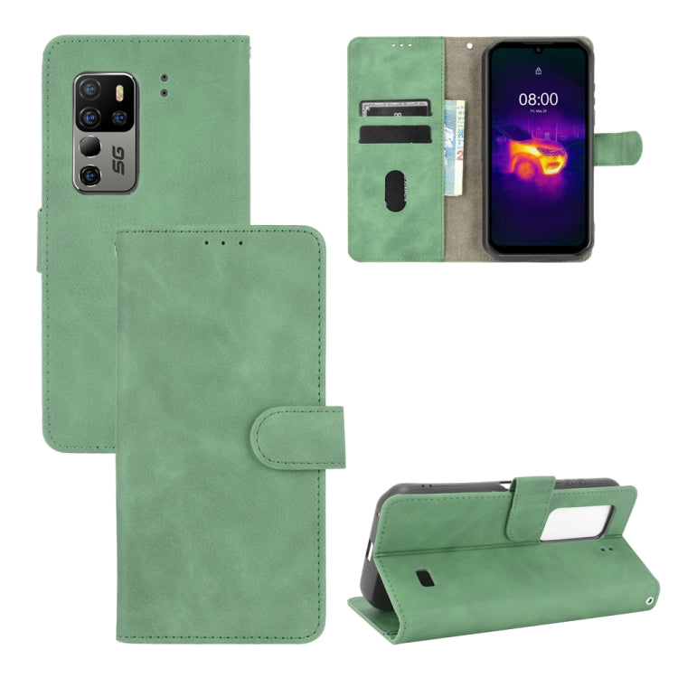For Ulefone Armor 11T 5G Solid Color Skin Feel Magnetic Buckle Horizontal Flip Calf Texture PU Leather Case with Holder & Card Slots & Wallet(Green) by buy2fix