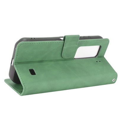 For Ulefone Armor 11T 5G Solid Color Skin Feel Magnetic Buckle Horizontal Flip Calf Texture PU Leather Case with Holder & Card Slots & Wallet(Green) by buy2fix