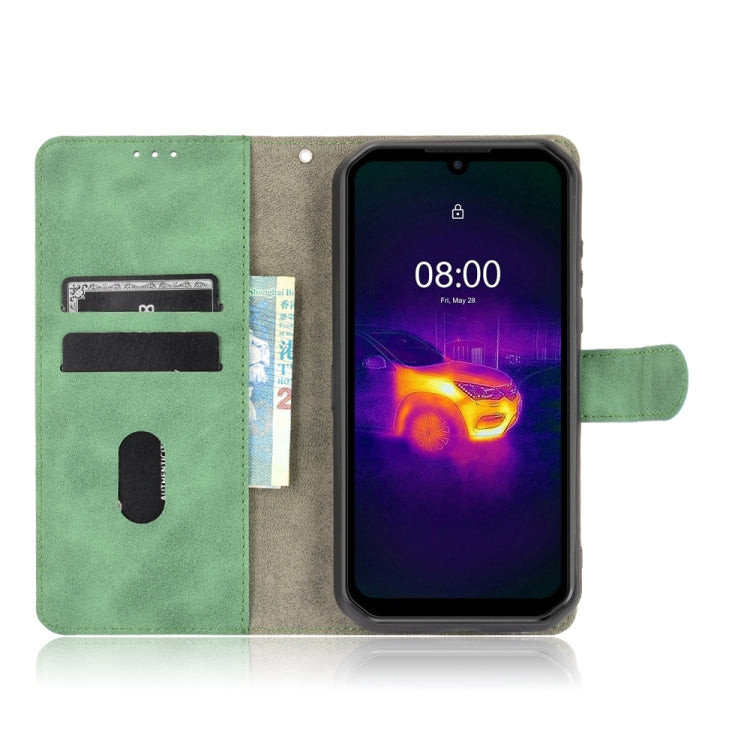 For Ulefone Armor 11T 5G Solid Color Skin Feel Magnetic Buckle Horizontal Flip Calf Texture PU Leather Case with Holder & Card Slots & Wallet(Green) by buy2fix