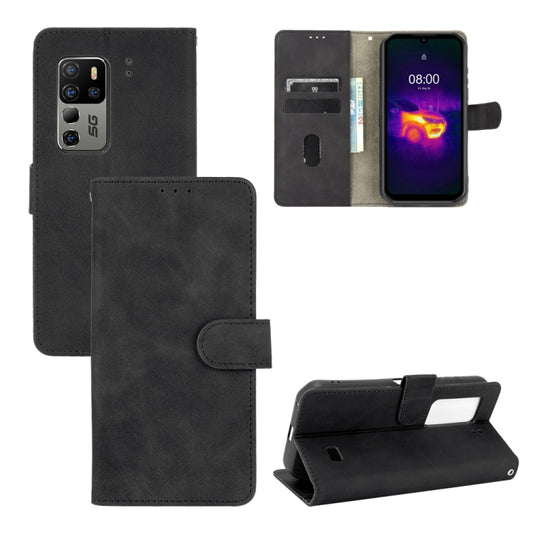 For Ulefone Armor 11T 5G Solid Color Skin Feel Magnetic Buckle Horizontal Flip Calf Texture PU Leather Case with Holder & Card Slots & Wallet(Black) - Ulefone Cases by buy2fix | Online Shopping UK | buy2fix