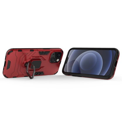 For iPhone 13 mini Shockproof PC + TPU Protective Case with Magnetic Ring Holder (Red) - iPhone 13 mini Cases by buy2fix | Online Shopping UK | buy2fix