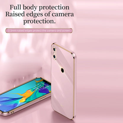 For Xiaomi Mi 8 XINLI Straight Edge 6D Electroplate TPU Phone Case(Celestial Blue) - Xiaomi Cases by XINLI | Online Shopping UK | buy2fix