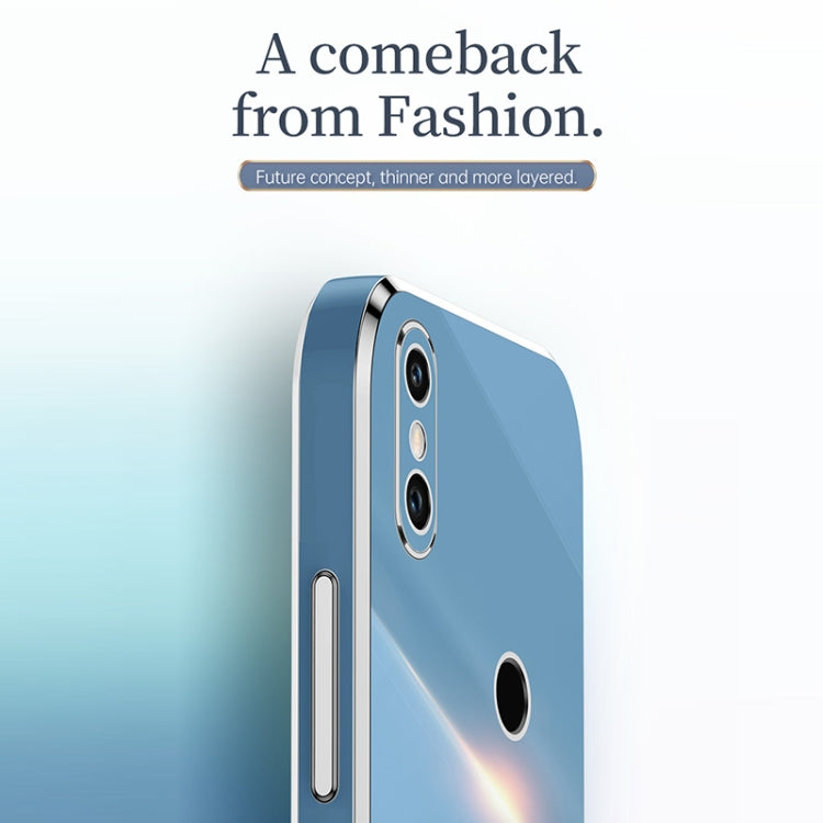 For Xiaomi Mi 8 XINLI Straight Edge 6D Electroplate TPU Phone Case(Celestial Blue) - Xiaomi Cases by XINLI | Online Shopping UK | buy2fix
