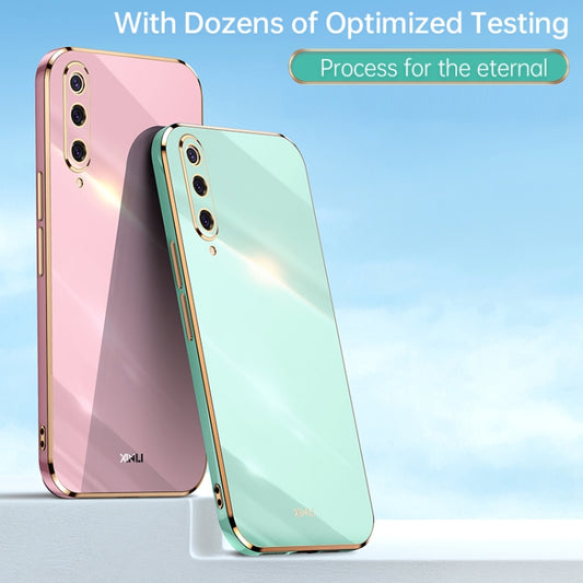 For Xiaomi Mi 9 XINLI Straight Edge 6D Electroplate TPU Phone Case(Black) - Xiaomi Cases by XINLI | Online Shopping UK | buy2fix