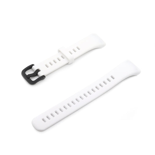 For Honor Band 6 Pure Color Silicone Watch Band(White) by buy2fix