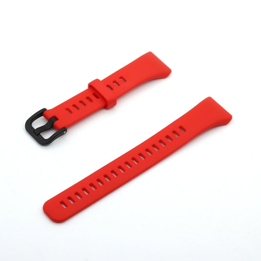 For Honor Band 6 Pure Color Silicone Watch Band(Red) by buy2fix