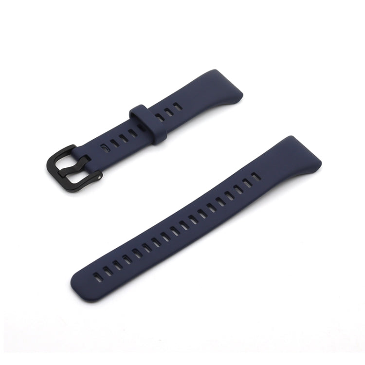 For Honor Band 6 Pure Color Silicone Watch Band(Midnight Blue) by buy2fix