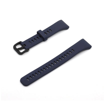 For Honor Band 6 Pure Color Silicone Watch Band(Midnight Blue) by buy2fix