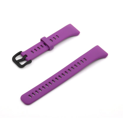 For Honor Band 6 Pure Color Silicone Watch Band(Purple) by buy2fix